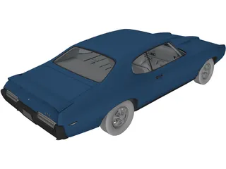 Pontiac GTO Judge Hard Top 3D Model