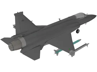 PAC JF-17 Thunder 3D Model