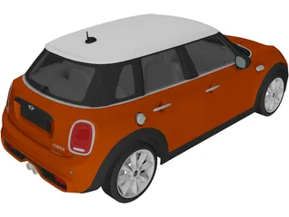 Mini Cooper S 5-door 3D Model