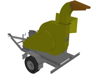 Wood Chipper 3D Model