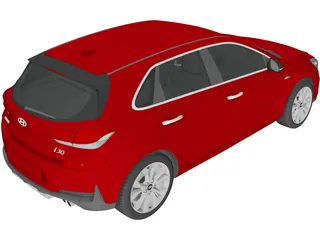 Hyundai i30 (2019) 3D Model