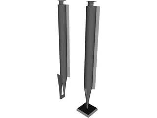 Bang&Olufsen Beolab 18 Speakers 3D Model