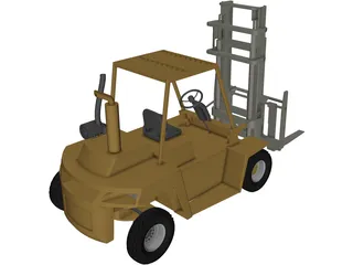 Fork Lift 3D Model