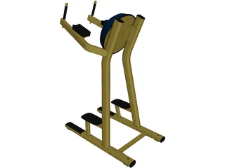 Leg Raise Machine 3D Model