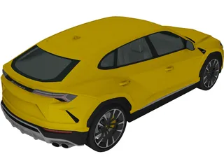 Lamborghini Urus (2019) 3D Model