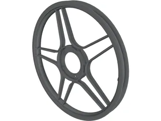 Puch Moped 5-Star Wheel 3D Model