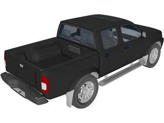 Nissan Frontier Crew Cab 3D Model