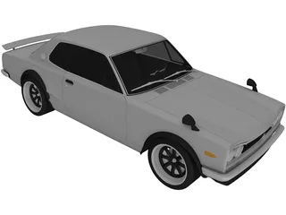 Nissan Skyline 2000GT-R (1968) 3D Model