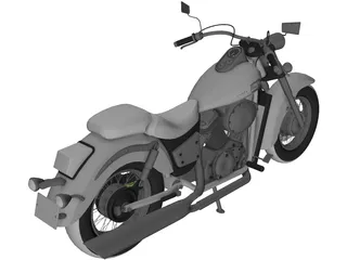 Honda VT400 Shadow 3D Model