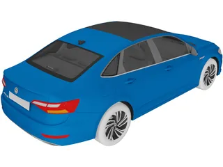 Volkswagen Jetta SEL (2019) 3D Model