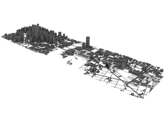 Philadelphia City 3D Model