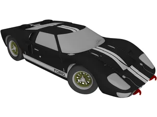 Ford GT40 3D Model