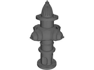 Fire Hydrant 3D Model