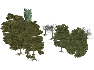 Tree Collection 3D Model