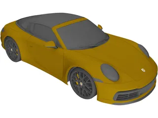 Porsche 911 [992] Targa (2019) 3D Model