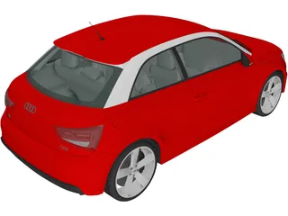 Audi A1 (2010) 3D Model