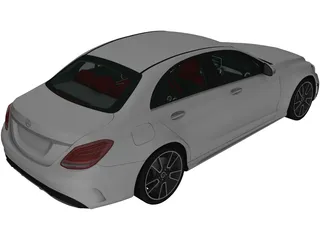 Mercedes-Benz C-Class (W205) (2018) 3D Model