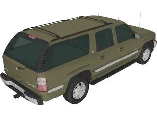 GMC Yukon XL (2000) 3D Model