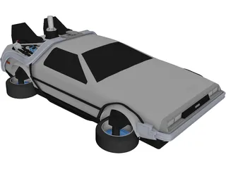 DeLorean DMC-12 3D Model