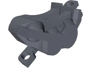 Shimano Zee Calliper 3D Model