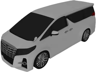 Toyota Alphard (2016) 3D Model