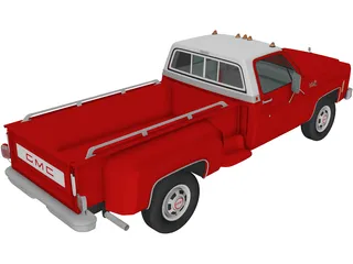 GMC Sierra Grande 454 (1979) 3D Model