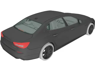 Maserati Quattroporte 3D Model