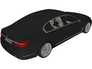 BMW 7-Series (2016) 3D Model