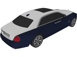 Rolls-Royce Ghost (2018) 3D Model