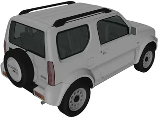 Suzuki Jimny (2012) 3D Model