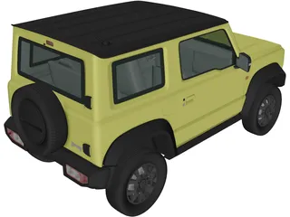 Suzuki Jimny (2019) 3D Model