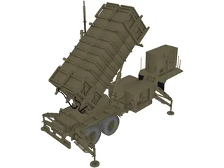 Patriot MIM-104 3D Model