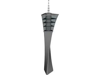 Airport Tower 3D Model