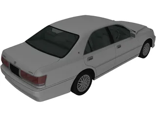 Toyota Crown S170 (2001) 3D Model