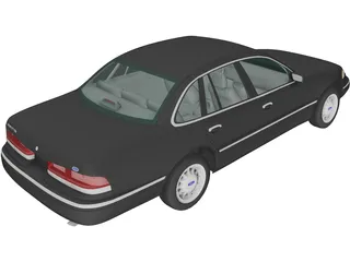 Ford Crown Victoria (1995) 3D Model