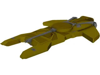 Star Trek Cardassian Hideki 3D Model