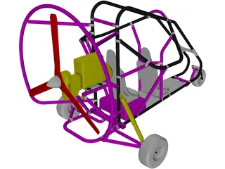 Powered Parachute  3D Model