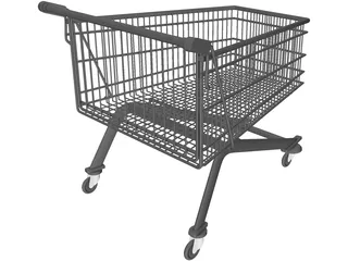 Shopping Cart 3D Model