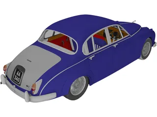 Jaguar Mark II 3D Model