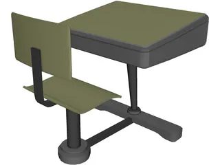 Desk 3D Model