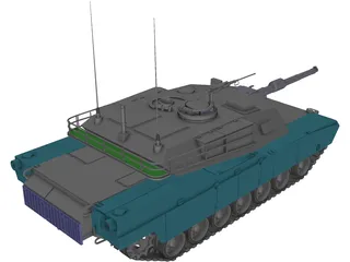 M1 Abrams 3D Model