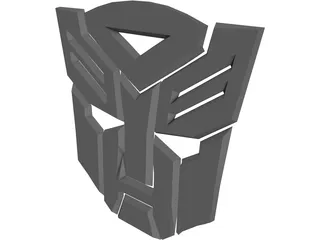 Transformers Autobot Symbol 3D Model