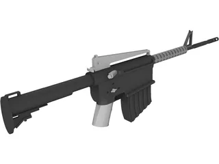 M4A1 Carbine 3D Model