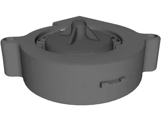 Radial Fan (57mm Pitch) 3D Model
