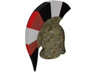 Greek Helmet 3D Model