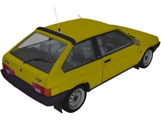 3D file VAZ Lada 2108 (PRE-SUPPORTED) 👽・3D printer design to