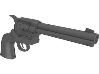 Colt 45 Peacemaker (1873) 3D Model