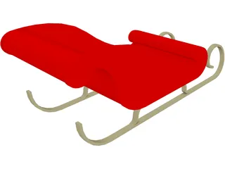 Christmas Sledge 3D Model