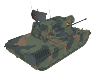 Gepard AA System 3D Model