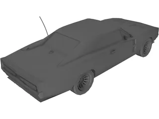 Dodge Charger (1969) 3D Model